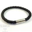 Lederarmband schwarz