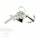 Glücksbringer Echt Silber Anhänger Charms + Kette