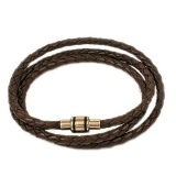 Lederarmband Lederkette braun, Echt Leder-Kette bzw. Armband, Lederband für Damen und Herren