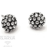 Ohrringe mit Swarovski Elements schwarz
