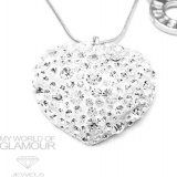 Herzkette mit Swarovski Elements