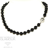 Perle Collier mit Swarovski Elements