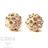 Ohrringe mit Swarovski Elements vergoldet