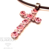 Kette Kreuz mit Swarovski Elements