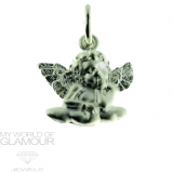 Glücksbringer Schutzengel Echt Silber + Kette