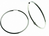Creolen Ohrringe Echt Silber 65 mm