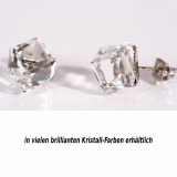 Ohrringe mit Swarovski Würfel 6mm