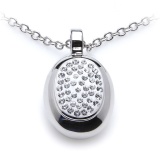Kette mit Swarovski Elements oval
