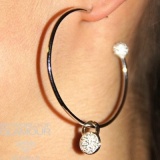 Creolen mit Swarovski Elements