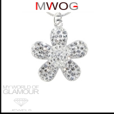 Kette mit Swarovski Elements Blume