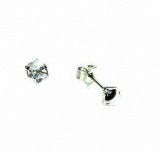 Ohrringe mit Swarovski Elements Würfel 4mm