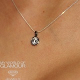 Kette Solitäranhänger Silber 925